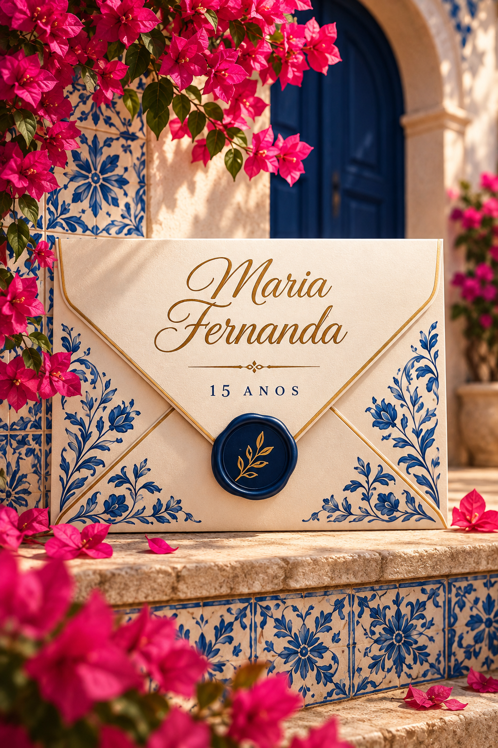 Envelope de Maria Fernanda, 15 anos
